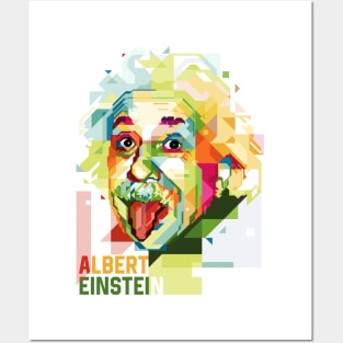 Albert Einstein POP ART Posters and Art